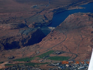 aerial - Glen Canyon dam