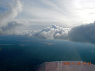 276 6pu. aerial Grand Canyon clouds