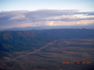 285 6pu. aerial clouds near Prescott