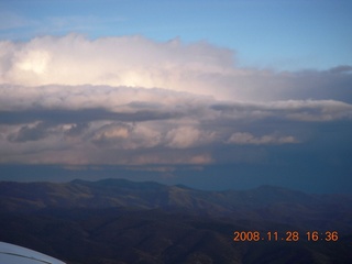 287 6pu. aerial clouds near Prescott