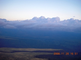 aerial clouds north of Phoenix