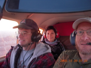 Matt and Nancy flying in N4372J and Adam