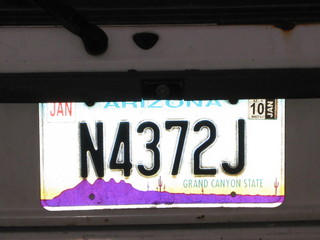 140 6qh. beth's Sunday zion-trip pictures - Adam's n4372j license plate