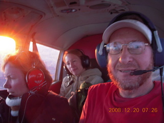 2 6ql. Beth, Debbie, and Adam flying in N4372J