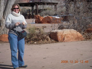 23 6ql. Zion National Park - Beth at visitors center