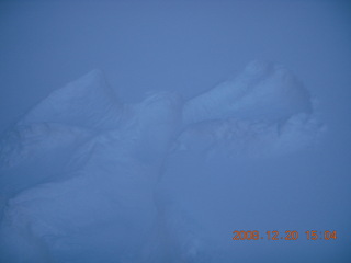 83 6ql. Zion National Park - Angels Landing hike - snow angel