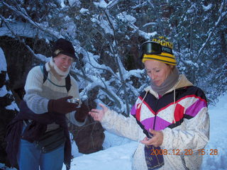 Zion National Park - Angels Landing hike - Beth and Debbie
