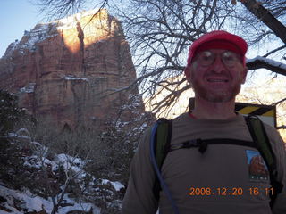 Zion National Park - Angels Landing hike - Adam, Angels Landing live and on t-shirt