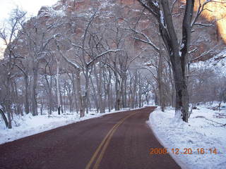 Zion National Park - road