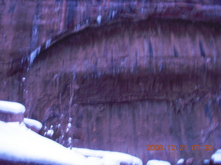 29 6qm. Zion National Park - icicle arch pre-dawn
