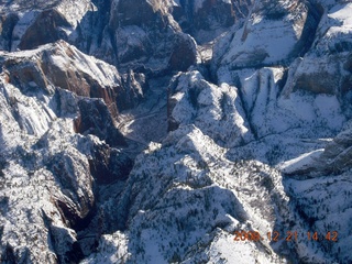 204 6qm. aerial - Zion National Park with Angels Landing