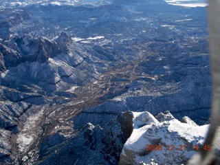 226 6qm. aerial - Zion National Park