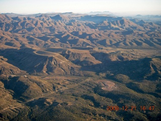 269 6qm. aerial - hills north of Phoenix