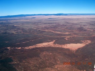 aerial landscape coming home from Winslow