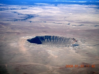56 6rx. aerial - meteor crater