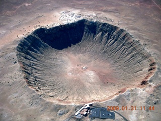 64 6rx. aerial - meteor crater