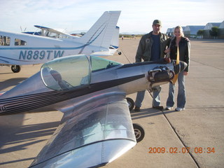 n4372j in hanger - old engine