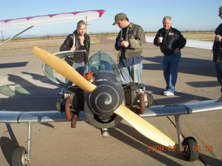 n4372j in hanger - old engine