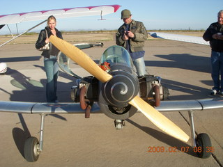 n4372j in hanger - old engine