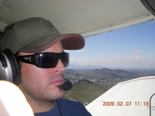 Coolidge trip with Sean and Kristina - aerial - my housing development in Scottsdale