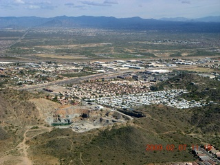Coolidge trip with Sean and Kristina - aerial - my housing development in Scottsdale