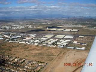 Coolidge trip with Sean and Kristina - aerial - Scottsdale