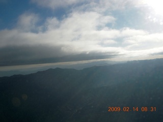 aerial - clouds over Superstitions