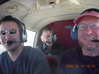 Sean, Kristina, and Adam flyin gin N8483R