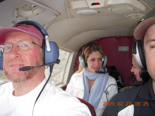 Adam and Amanda flying in N8483R