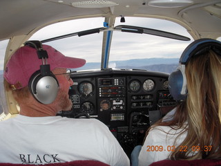 Adam, Kristina, Sean flying in N8483R