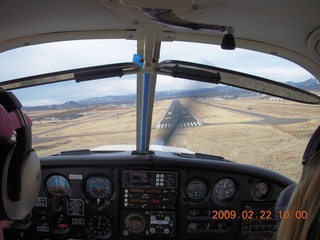 Adam and Kristina flying in N8483R