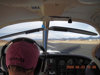 aerial - Adam landing at Prescott Airport (PRC)