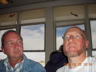 Ken Calman and Adam at Prescott Airport (PRC) restaurant