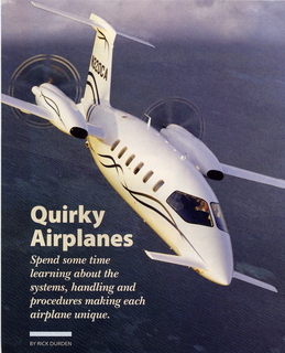 25 6t0. Quirky Airplanes (Beech Starship?)