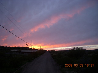 Cave Creek mine hike - sunset