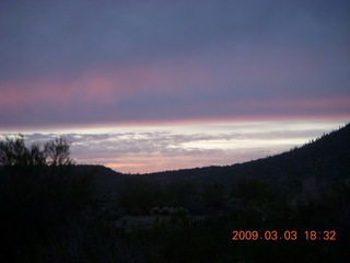 Tuesday hike - sunset afterward