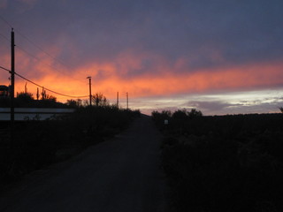 beth's pictures - Cave Creek mine hike - sunset