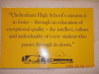 Cheltenham High School math talks - Scott Eisner, Anthius Boone, Adam, Tim Johnson, Dave Wisch