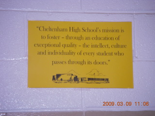 Cheltenham High School math talks - Joseph W. Rodgers Library