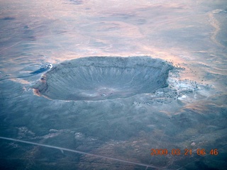 69 6tm. aerial - meteor crater