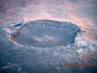 70 6tm. aerial - meteor crater