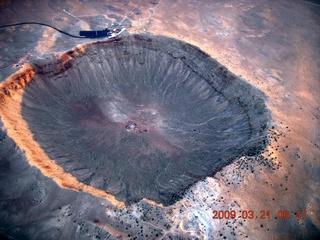 73 6tm. aerial - meteor crater