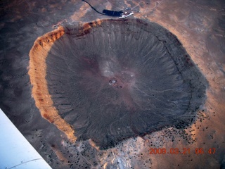 74 6tm. aerial - meteor crater
