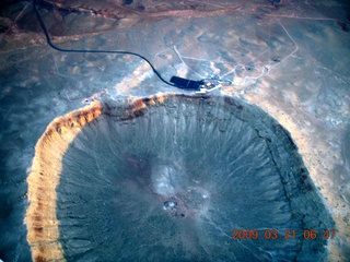 75 6tm. aerial - meteor crater