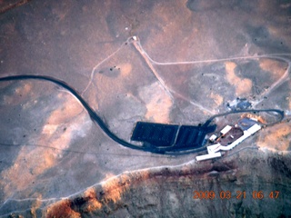 76 6tm. aerial - meteor crater visitors center