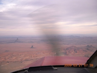 aerial - Monument Valley over my nose