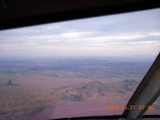 aerial - Monument Valley over my nose