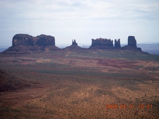 Monument Valley (UT25) run - Jim's signature in tar