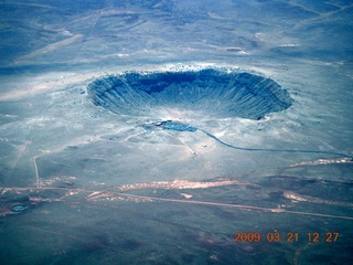 80 6tm. aerial - meteor crater