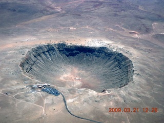 82 6tm. aerial - meteor crater